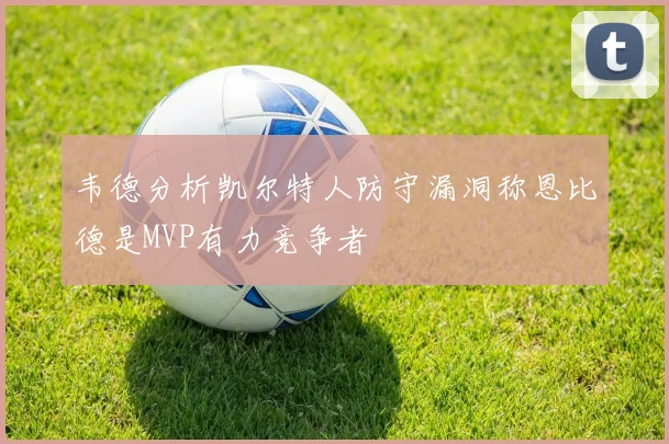 韦德分析凯尔特人防守漏洞称恩比德是MVP有力竞争者